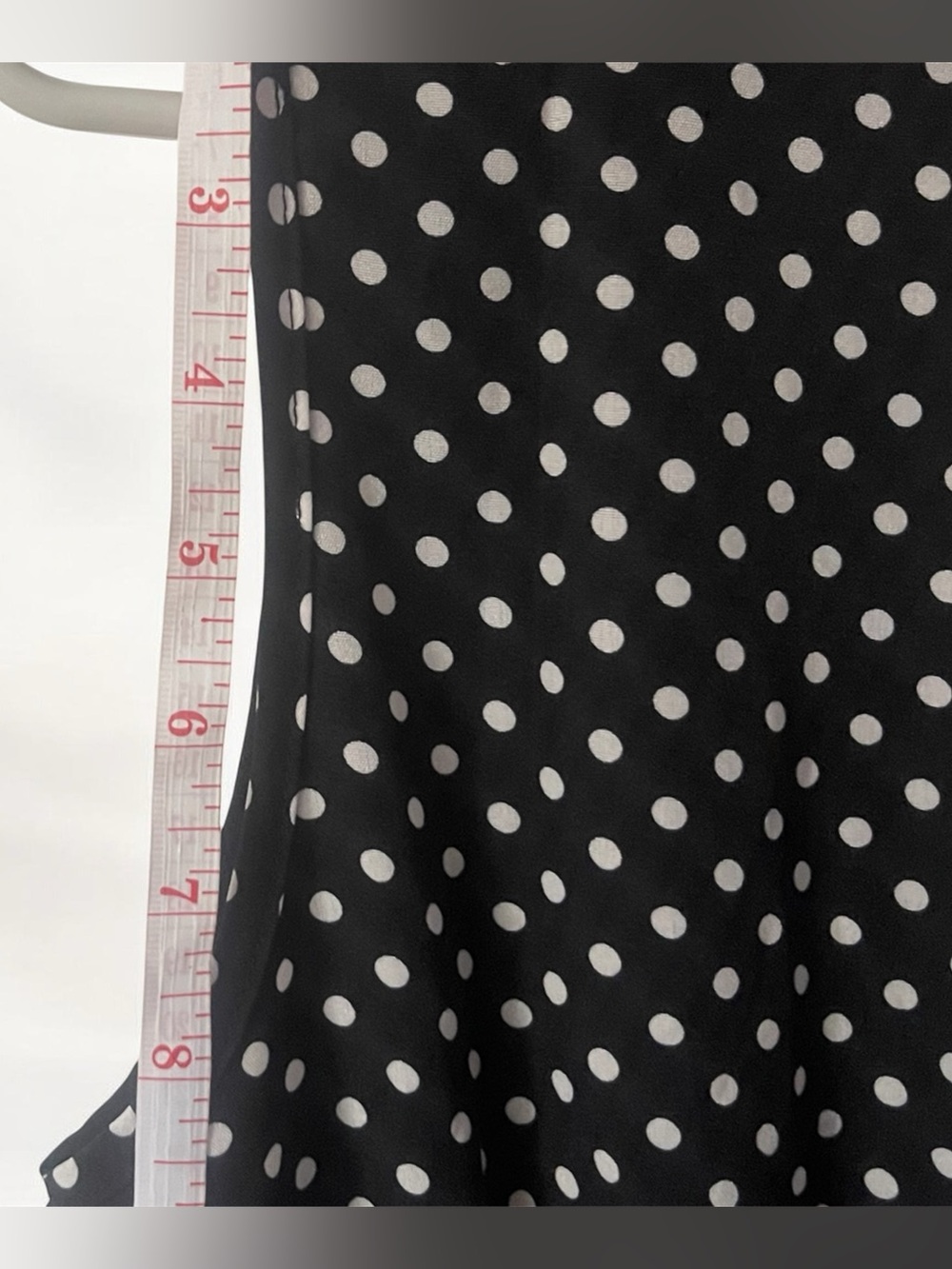 Black Polka Dot Maxi Dress Size M - Picture 6 of 15